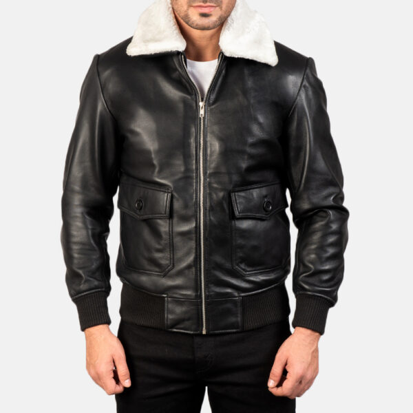 mens aviator leather jacket