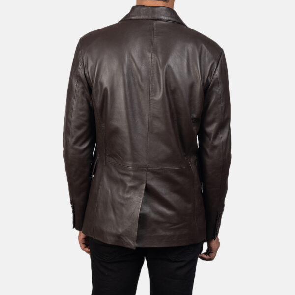 mens leather blazer