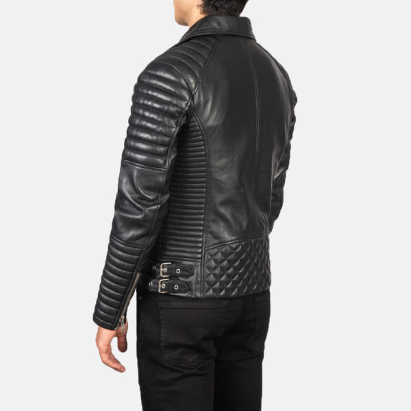 black biker jacket