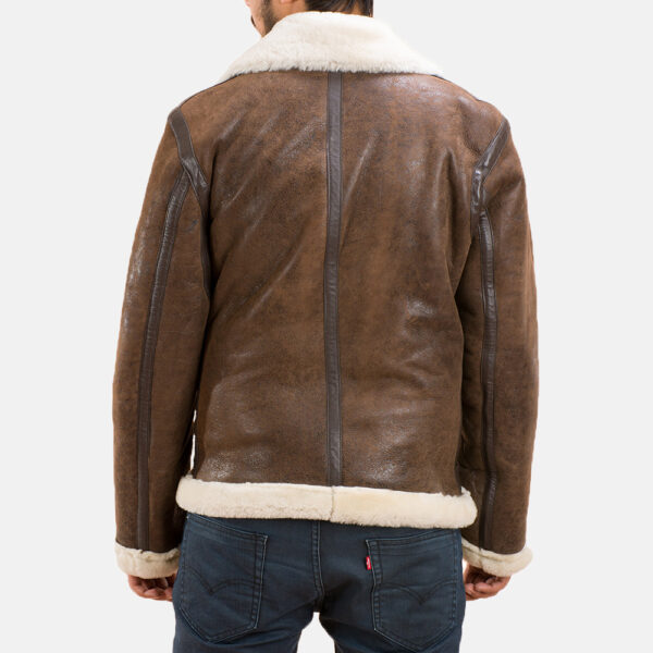 mens shearling leather jacket