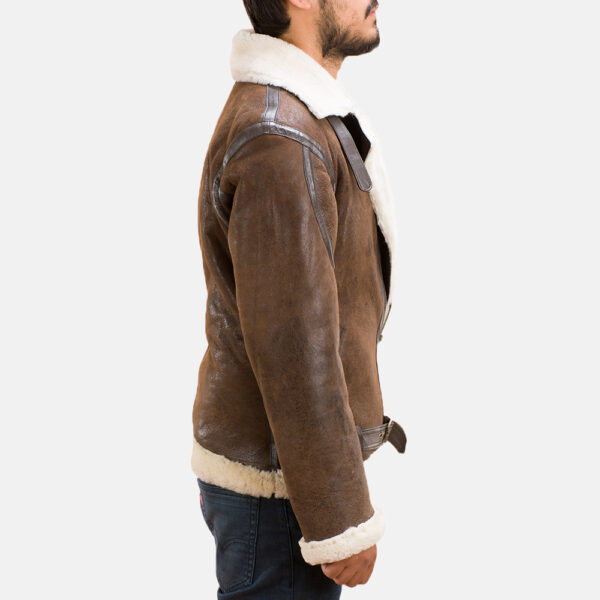 brown shearling jacket