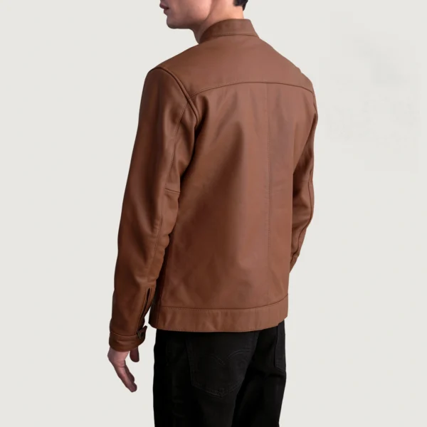 men genuine pure leather jacket