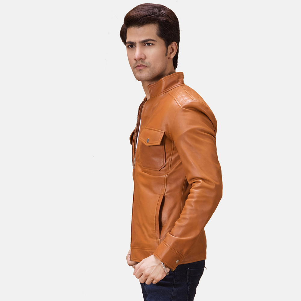 mens leather jacket