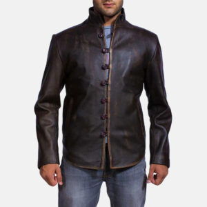 mens fashion leather jacket