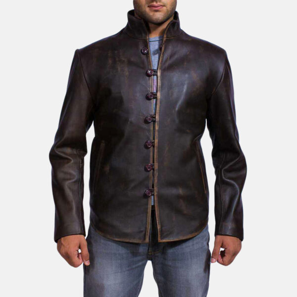 mens fashion leather jacket