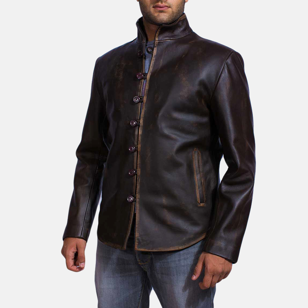 mens leather jacket