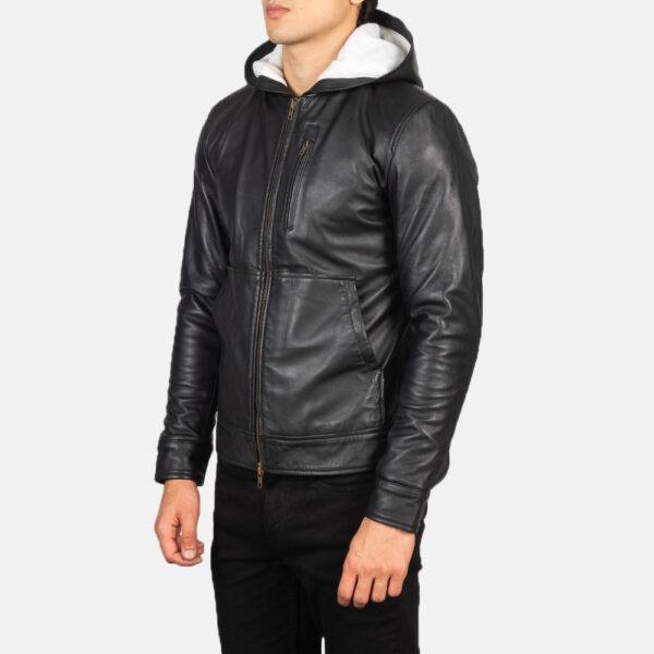 mens hooded fashion jacket