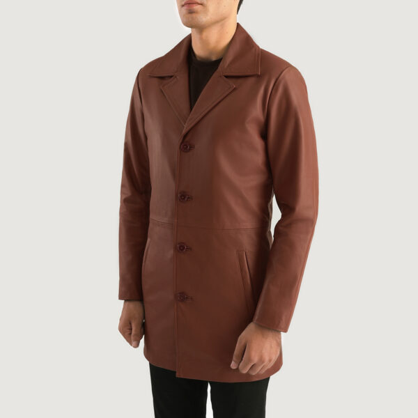 men leather coat