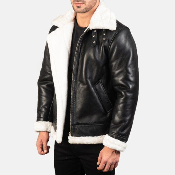 facto leather bomber jacket