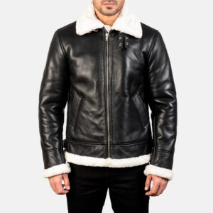 bomber pilot leather jacket