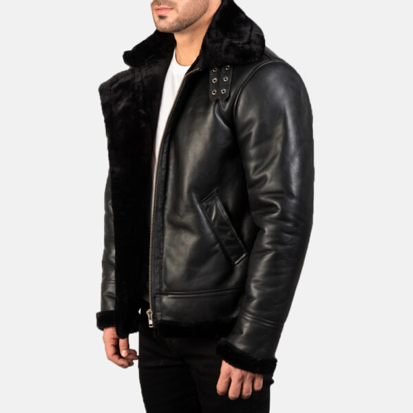 mens fur leather jacket