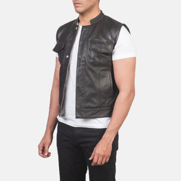 mens brown vest