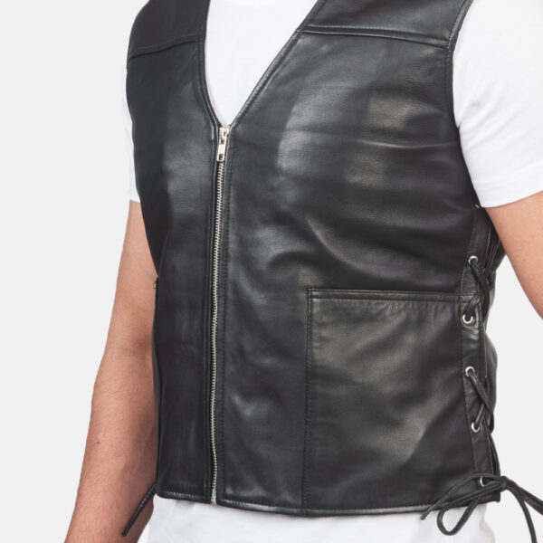 mens zipper vest