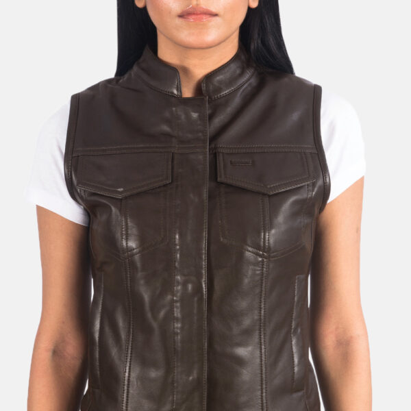 Ladies' Leather Vest Women’s Leather Vest