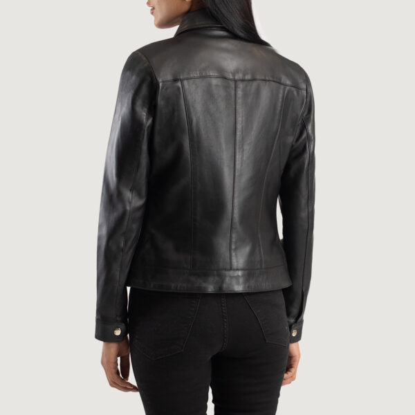 Stylish Leather Moto Jacket Women