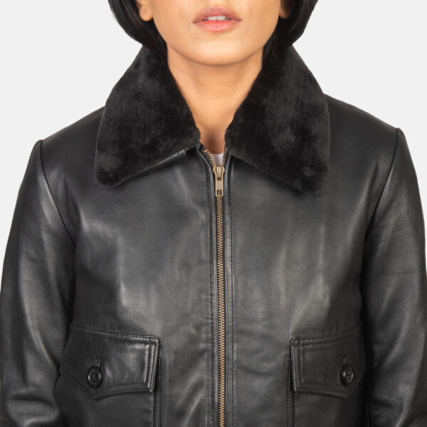 Leather Pilot Jacket Women