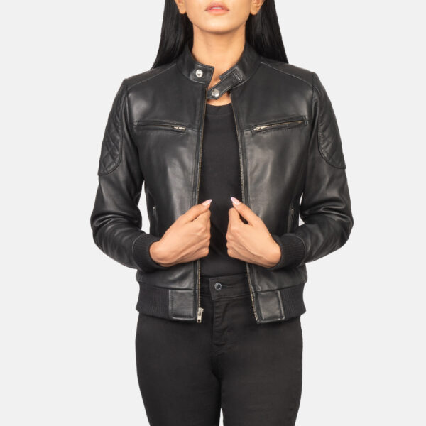 real sheepskin leather jacket