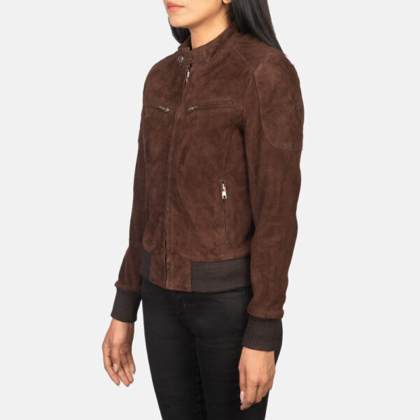 Suede Moto Jacket for Women