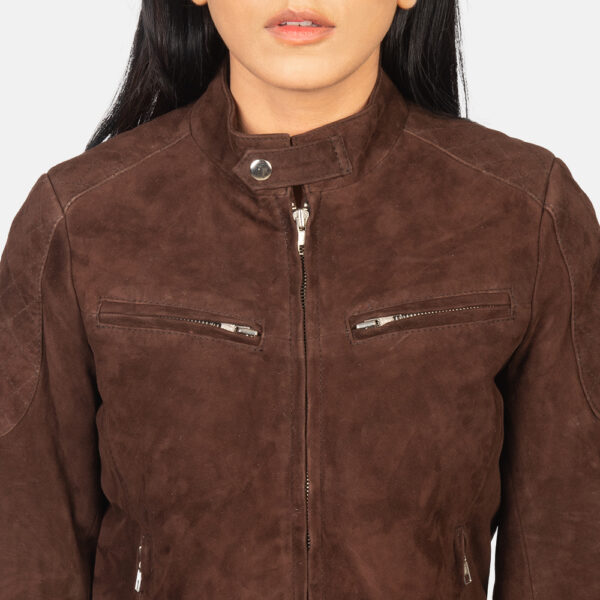 Brown Suede Leather Jacket