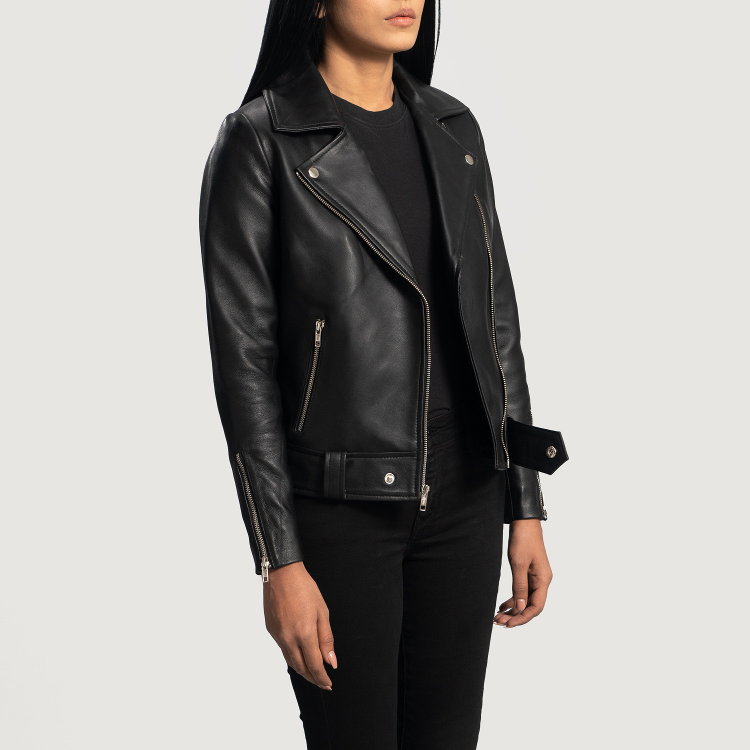 luxury leather jackets for women