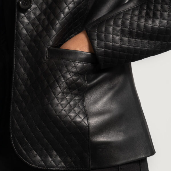 Women’s Leather Suit Jacket