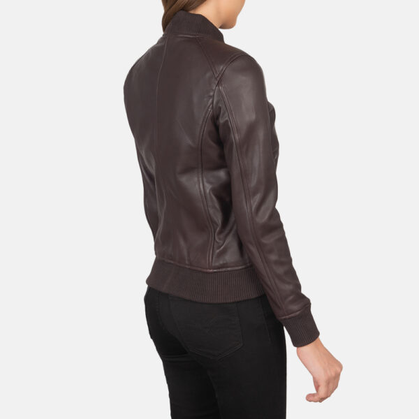 custom made women leather jacket