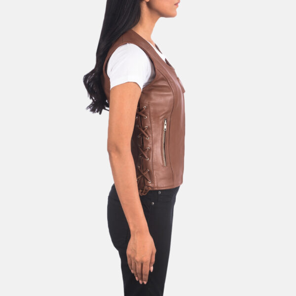 Women’s Leather Vest Fashion Leather Vest Women