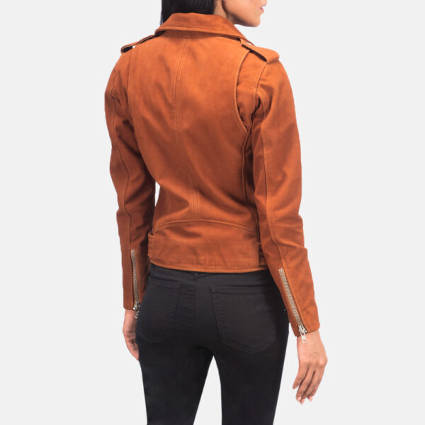 Suede Moto Jacket for Women