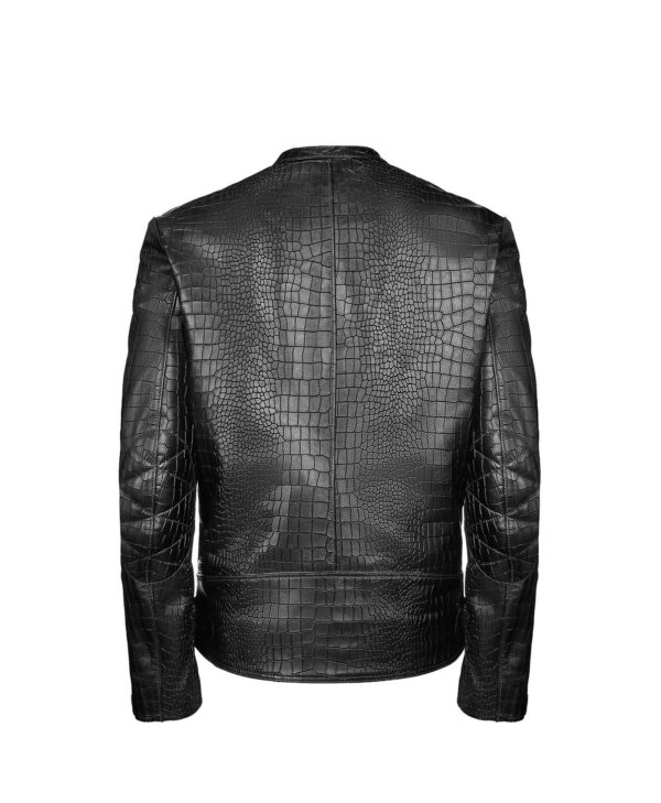 crocodile leather jacket