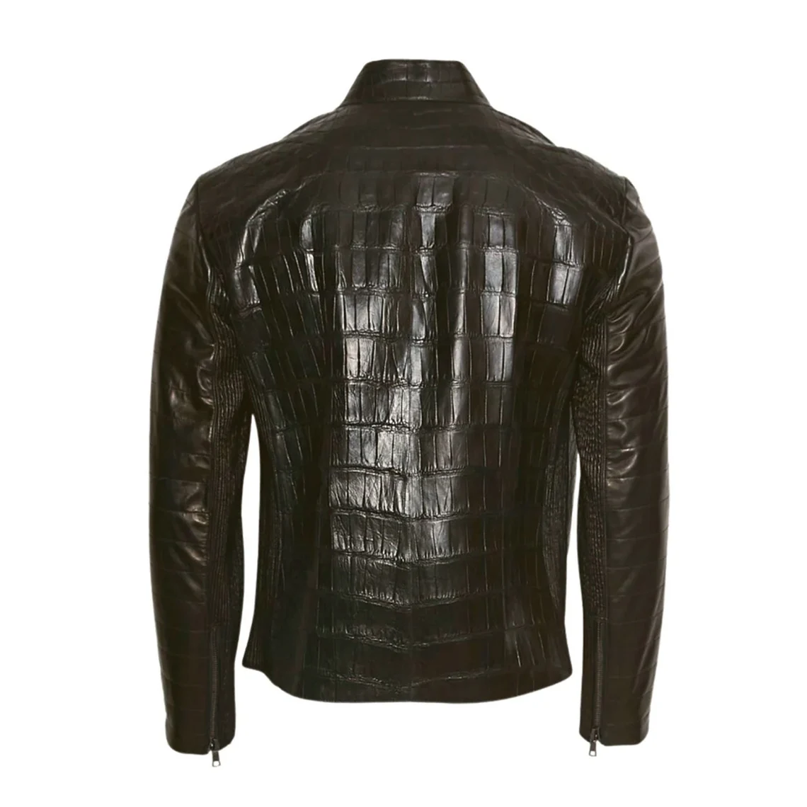 mens brown leather jacket